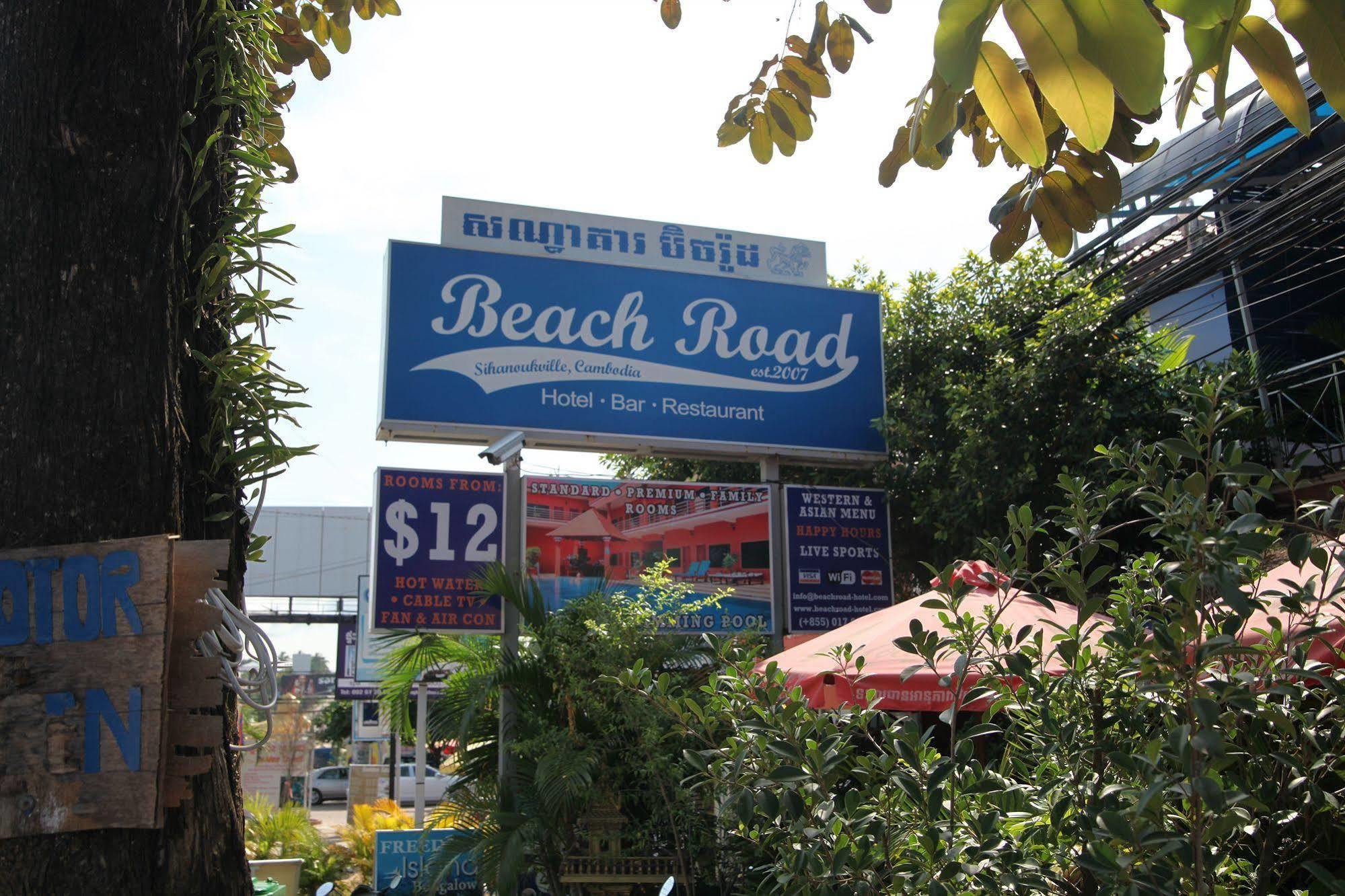 Beach Road Hotel Sihanoukville Exterior foto